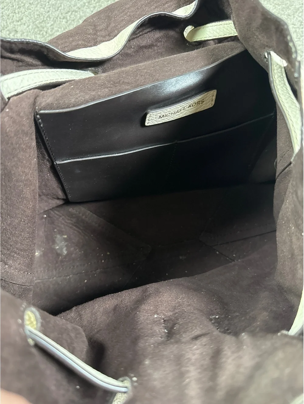 Michael Kors Junie medium pebbled leather backpack